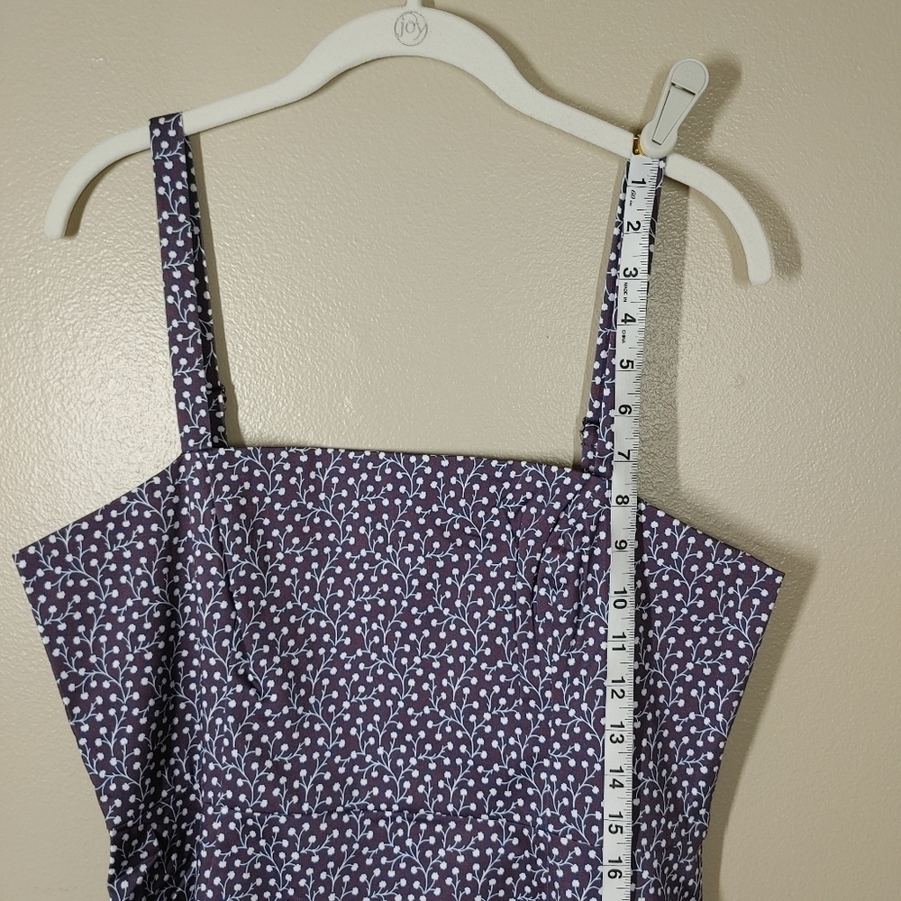 French Connection Elao Cotton Floral Dress Size 12 - Picture 7 of 14